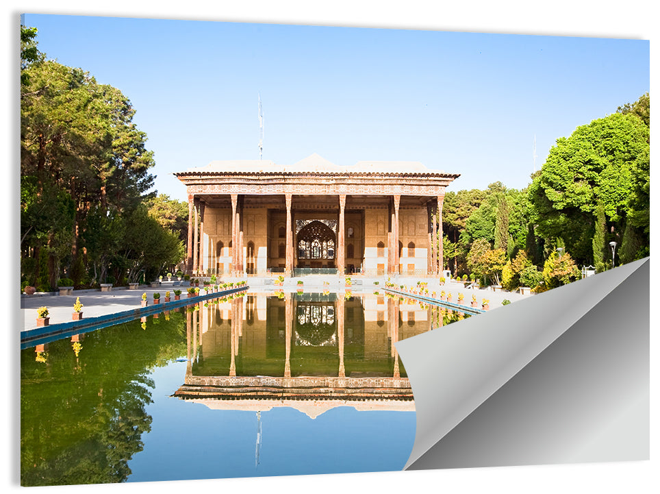 Chehel Sotoun Reflecting Pool Wall Art