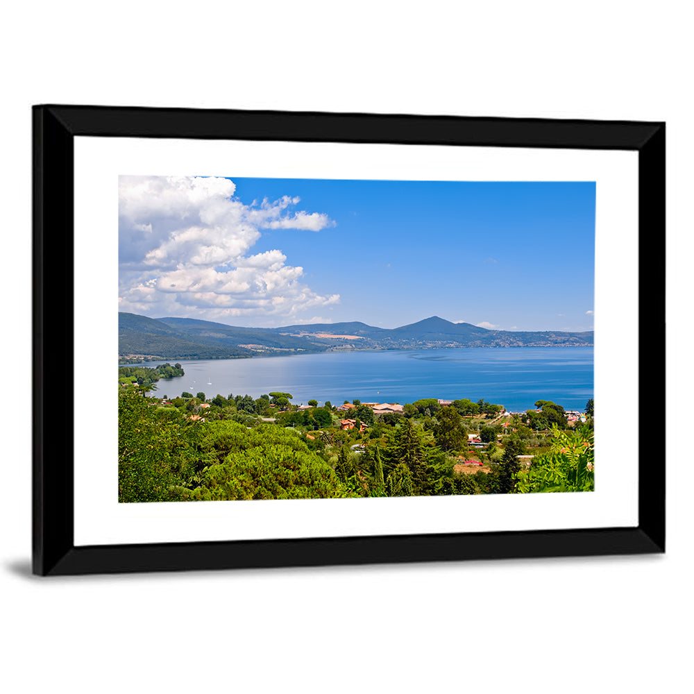 Lake Bracciano View Wall Art