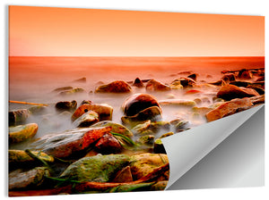 Lake Shore Sunset Wall Art