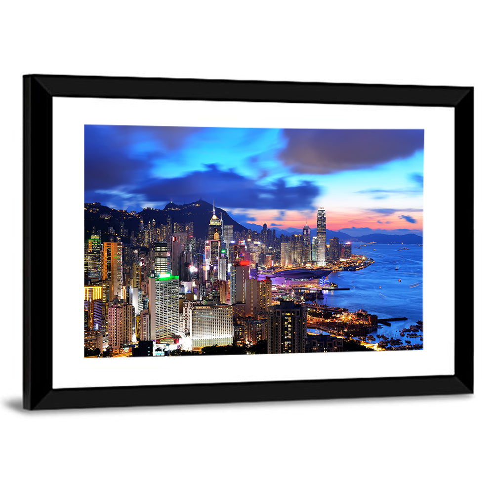 Victoria Harbour Skyline, Hong Kong Wall Art