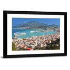 Zakynthos Harbor View Wall Art