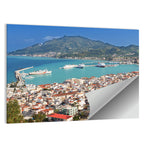 Zakynthos Harbor View Wall Art