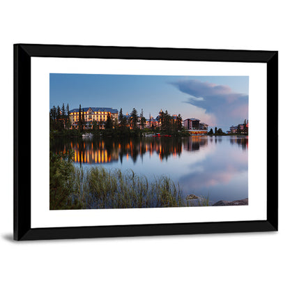 Štrbské Pleso at Dusk Wall Art