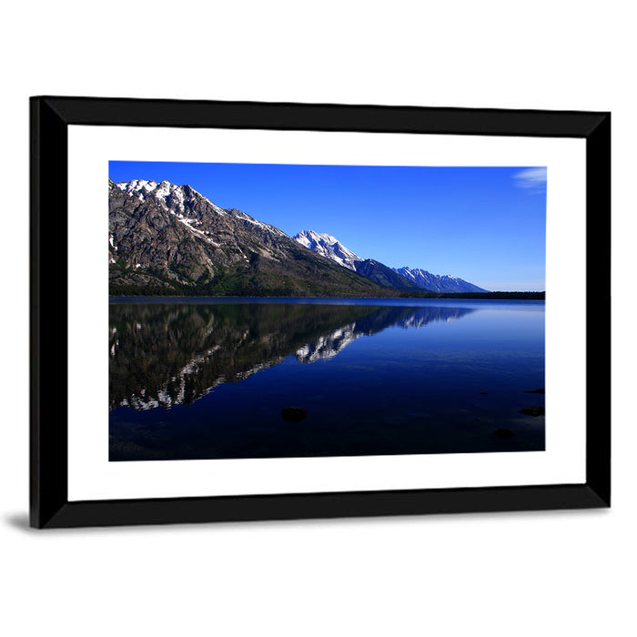 Jenny Lake Wall Art as a framed print