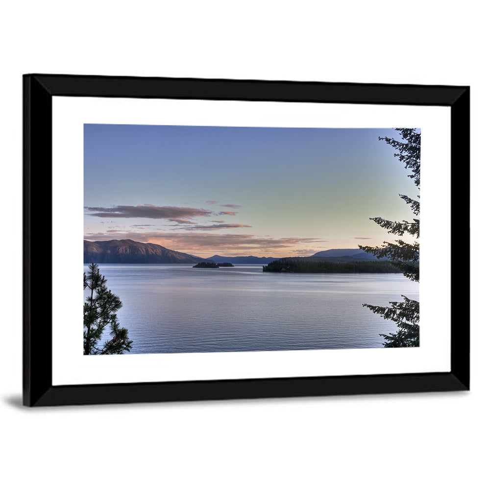 Lake Pend Oreille at Dusk Wall Art