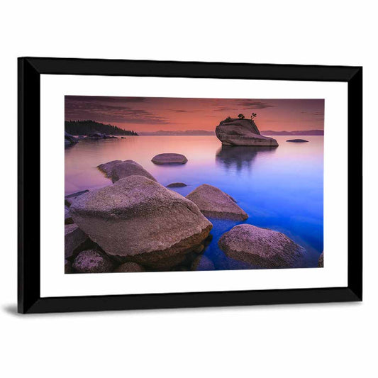 Lake Tahoe Dusk Reflection Wall Art
