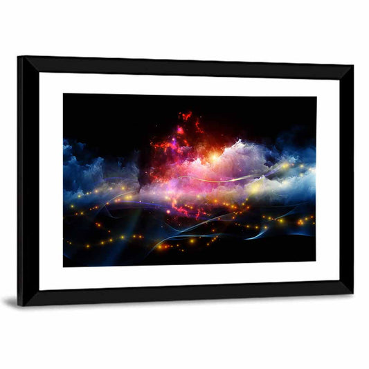 Cosmic Music Lightscape Wall Art