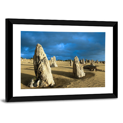 Pinnacles Desert at Golden Hour Wall Art