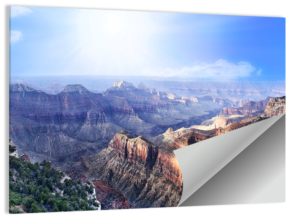 Grand Canyon Sunlit Vista Wall Art