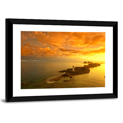 Nassau Lighthouse at Golden Hour Wall Art