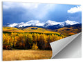 Crested Butte Autumn Mountains Wall Art