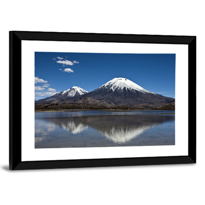 Parinacota Volcano Reflection Wall Art