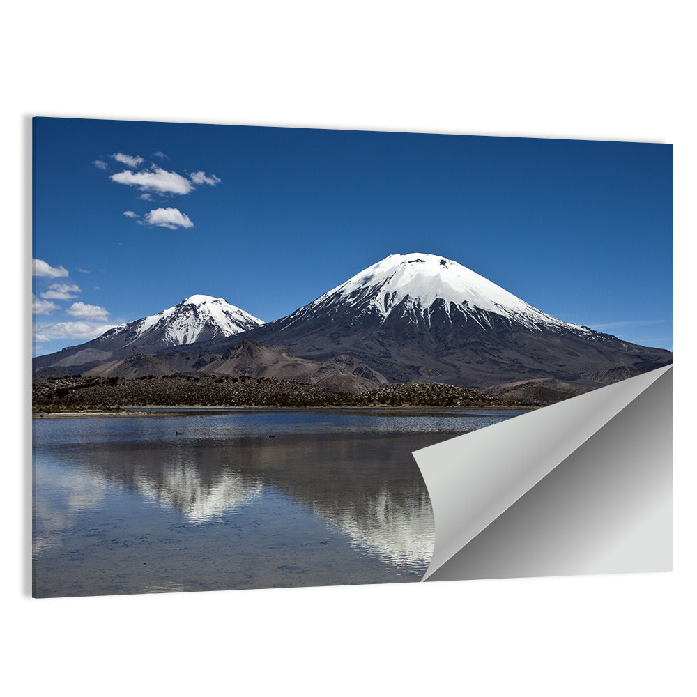 Parinacota Volcano Reflection Wall Art