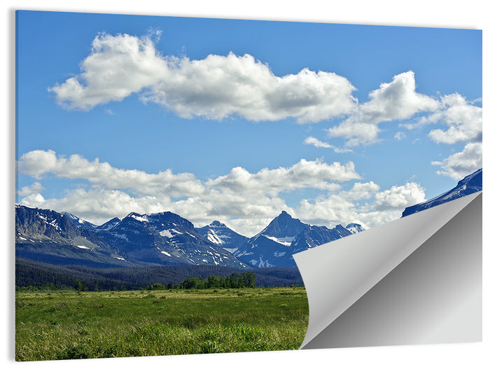 Montana Rocky Mountains Wall Art as a poster print
