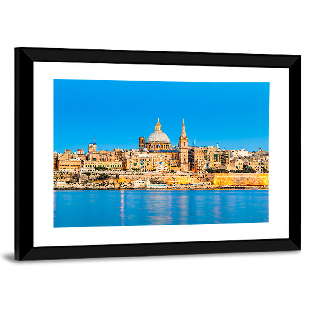Valletta Waterfront Skyline Wall Art