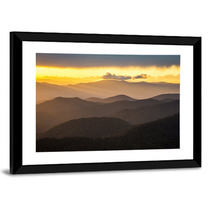 Southern Appalachian Sunset Wall Art