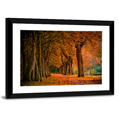 Autumn Forest Pathway Wall Art