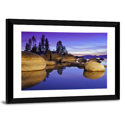 Lake Tahoe Twilight Wall Art
