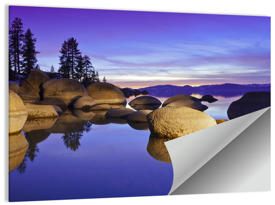 Lake Tahoe Twilight Wall Art