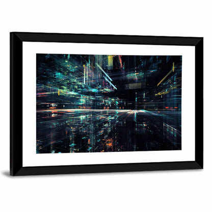 Digital Speed Corridor Wall Art