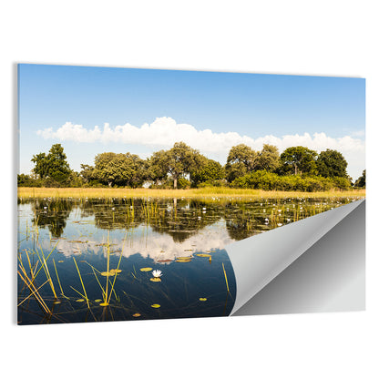 Okavango Delta Waterlilies Wall Art