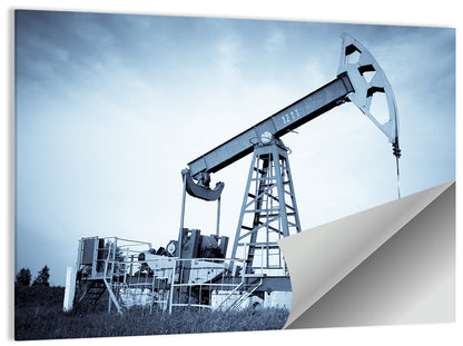 Oil Pump Jack 1211 Wall Art