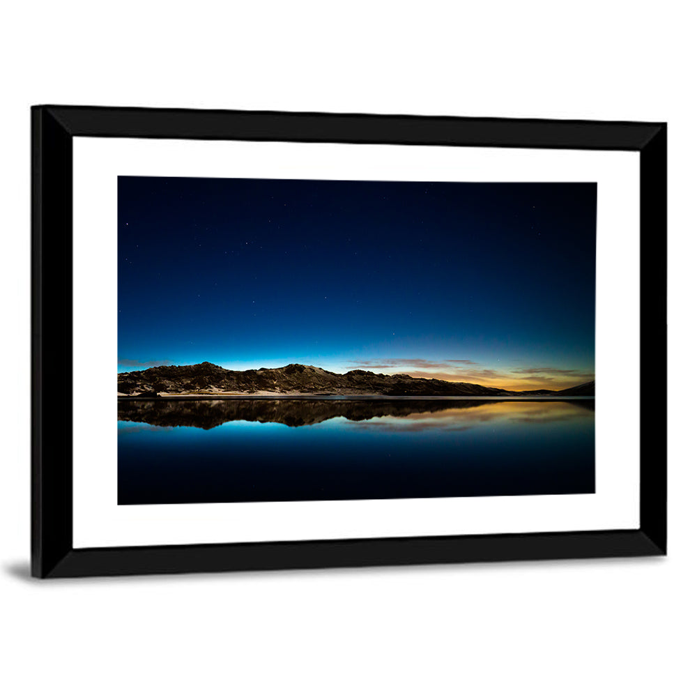 Kleifarvatn Lake at Dusk Wall Art