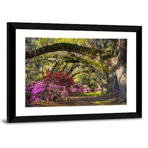 Azalea Flowers Garden Wall Art