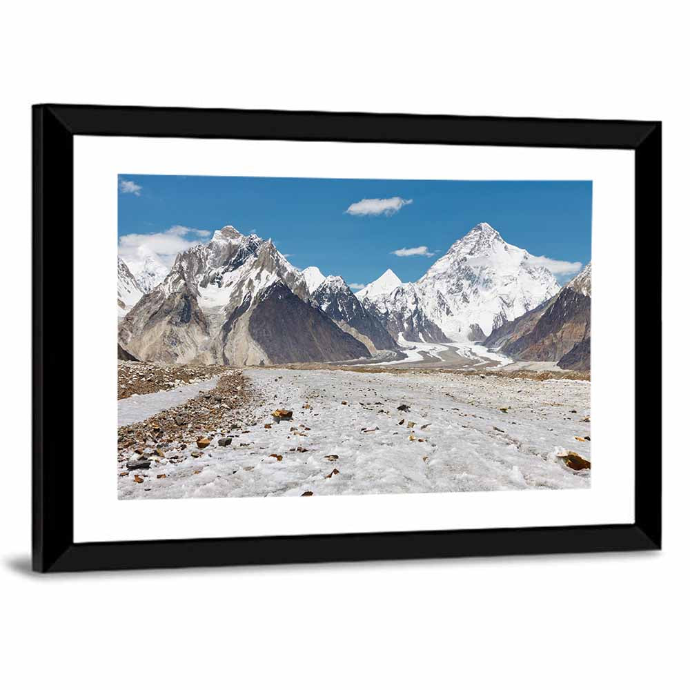 K2 and Baltoro Glacier Wall Art