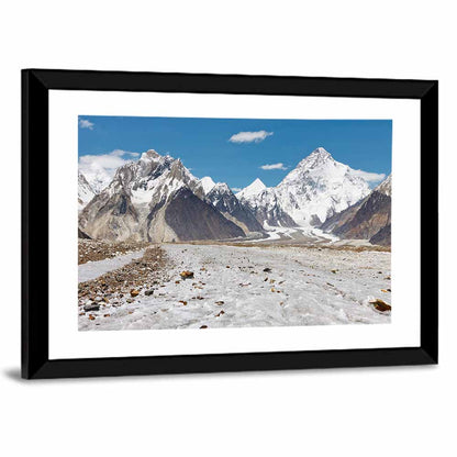 K2 and Baltoro Glacier Wall Art
