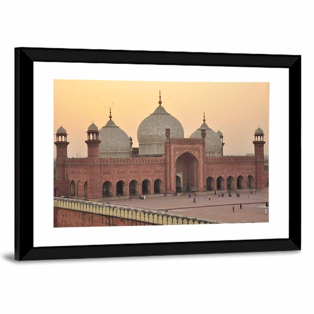 Badshahi Mosque at Sunset Wall Art