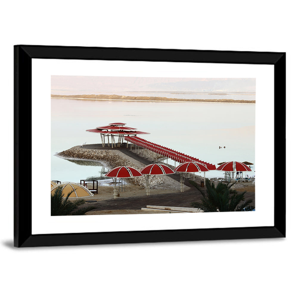 Ein Bokek Dead Sea Boardwalk Wall Art
