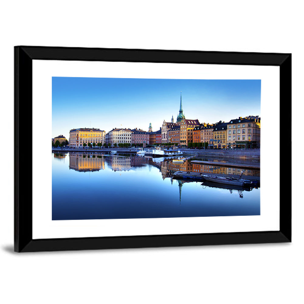 Gamla Stan Stockholm Skyline Wall Art