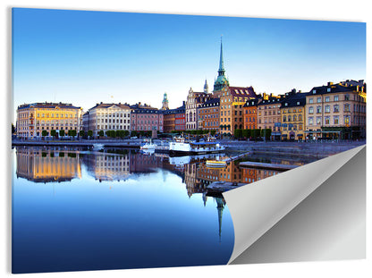 Gamla Stan Stockholm Skyline Wall Art