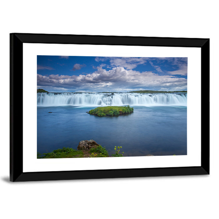 Faxi Waterfall Long Exposure Wall Art as a framed print