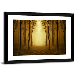 Lonely Forest Path Wall Art