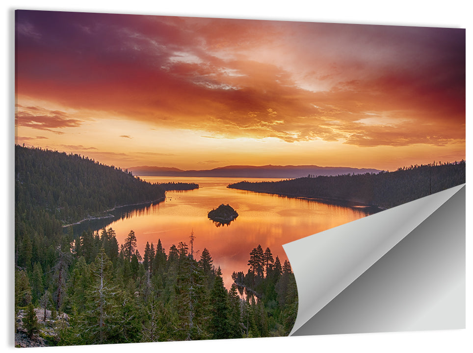 Emerald Bay Sunrise, Lake Tahoe Wall Art