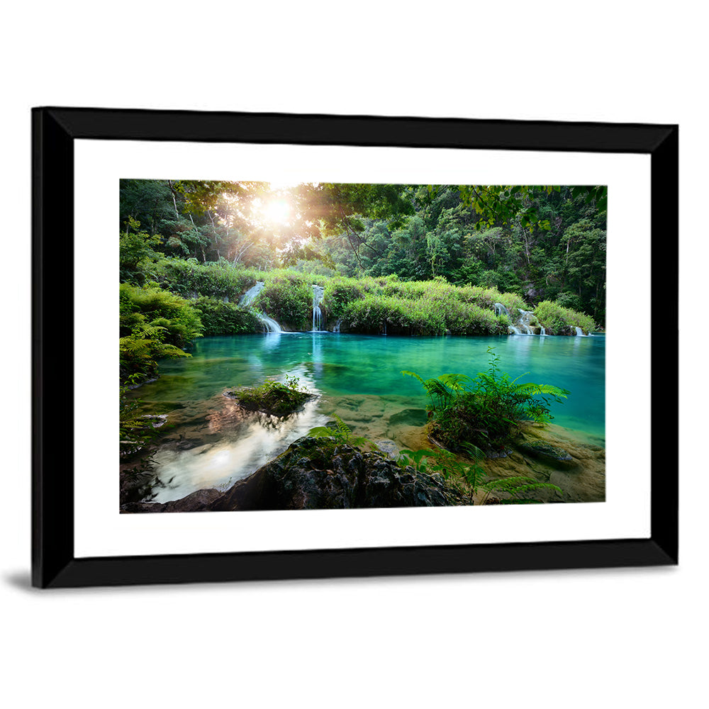 Semuc Champey Turquoise Pools Wall Art