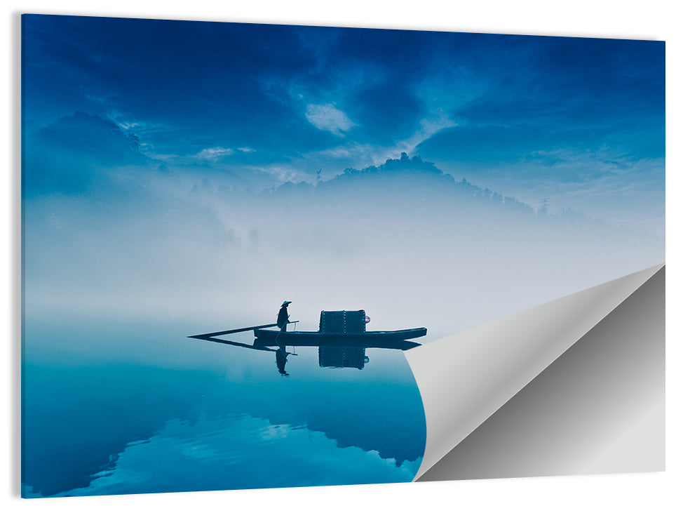 Dongjiang Lake Morning Wall Art