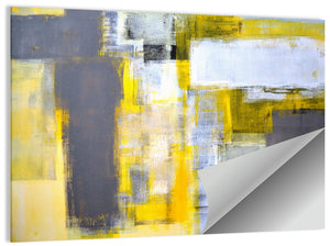 Colors Brush Abstract Wall Art