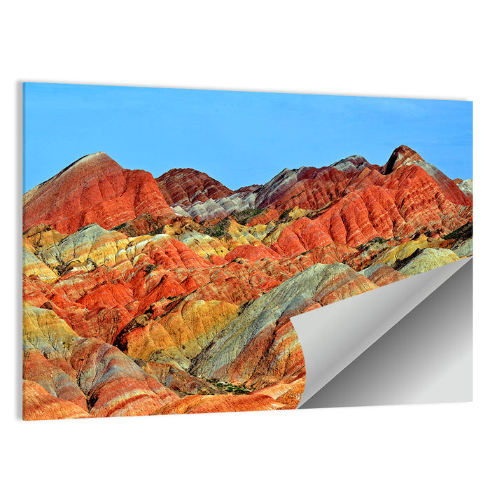 Mount Danxia Wall Art as a poster print