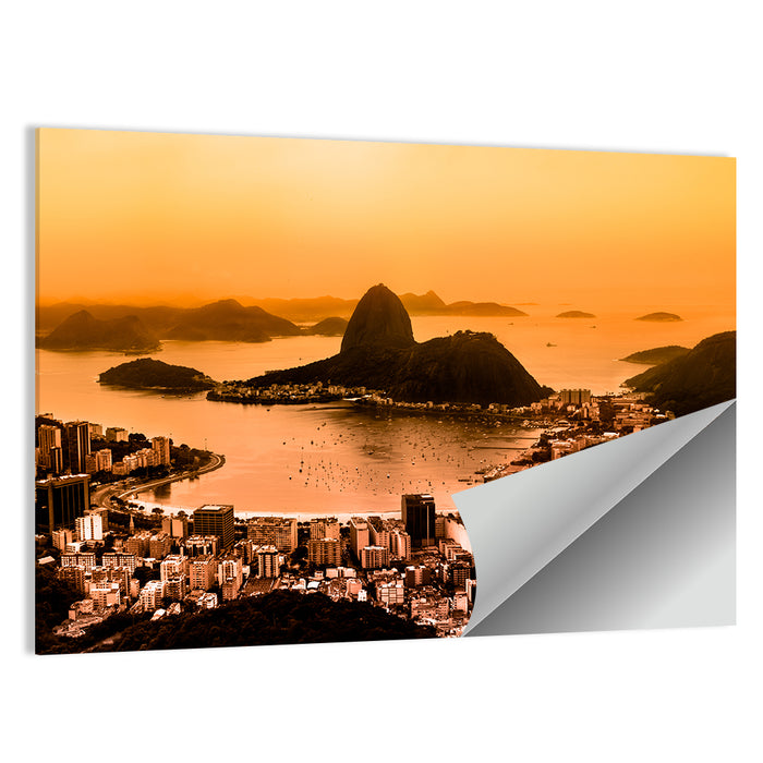 Sugarloaf Over Guanabara Bay Wall Art as a poster print