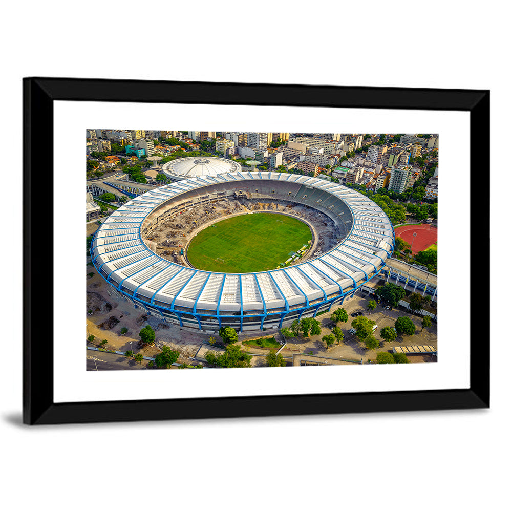 Maracanã Stadium Aerial View Wall Art