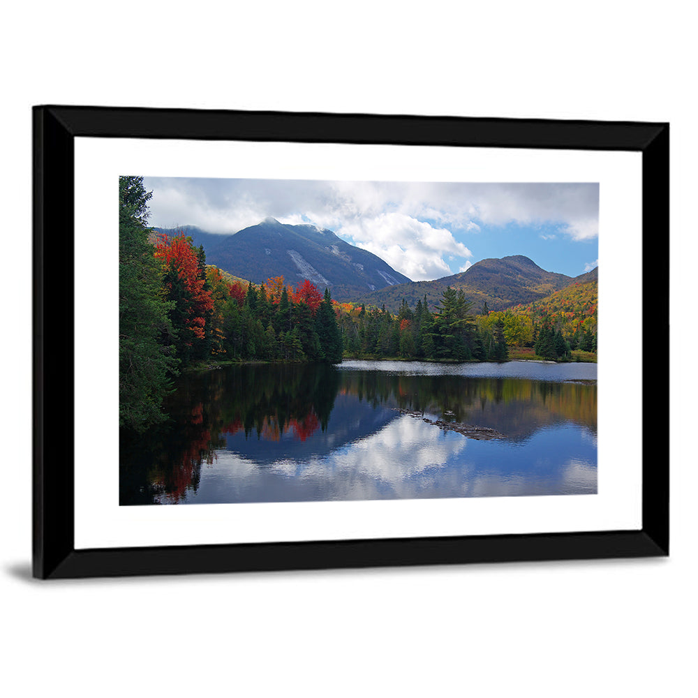 Adirondack Lake Reflection Wall Art