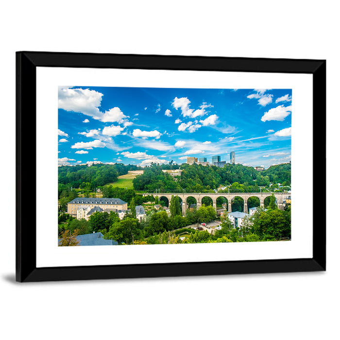 Viaduc De Pulvermühl, Luxembourg Wall Art as a framed print