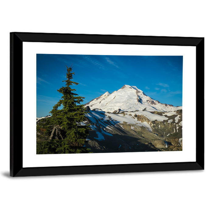 Mount Baker Wall Art as a framed print