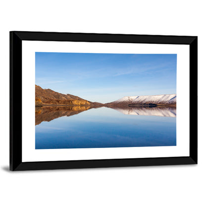 Lake Kleifarvatn Reflection Wall Art