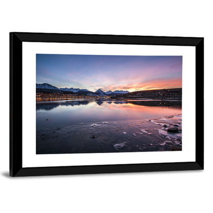 Ushuaia Twilight Reflection Wall Art