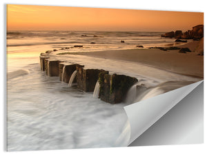 Stream into Sea Wall Art