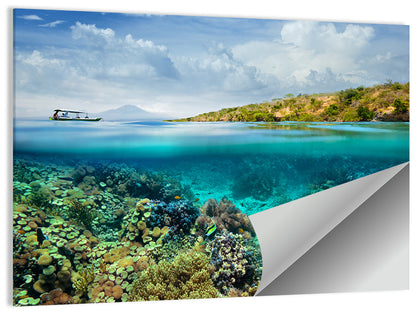 Menjangan Island Split View Wall Art